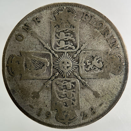 1923 George V Florin Silver Coin | Fair Grade