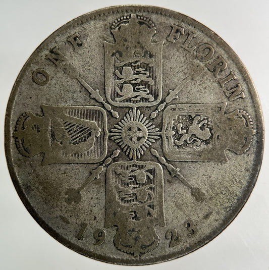 1923 George V Florin Silver Coin | Fair Grade