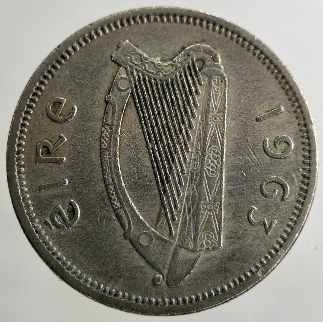 1963 Irish Ireland One Shilling Coin | Fine Collectable Grade