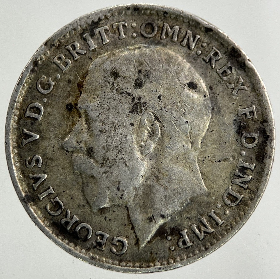 1918 George V Threepence Silver Coin | Collectable Grade