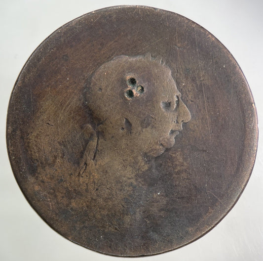 British George III 3rd One Penny Coin | Worn Grade