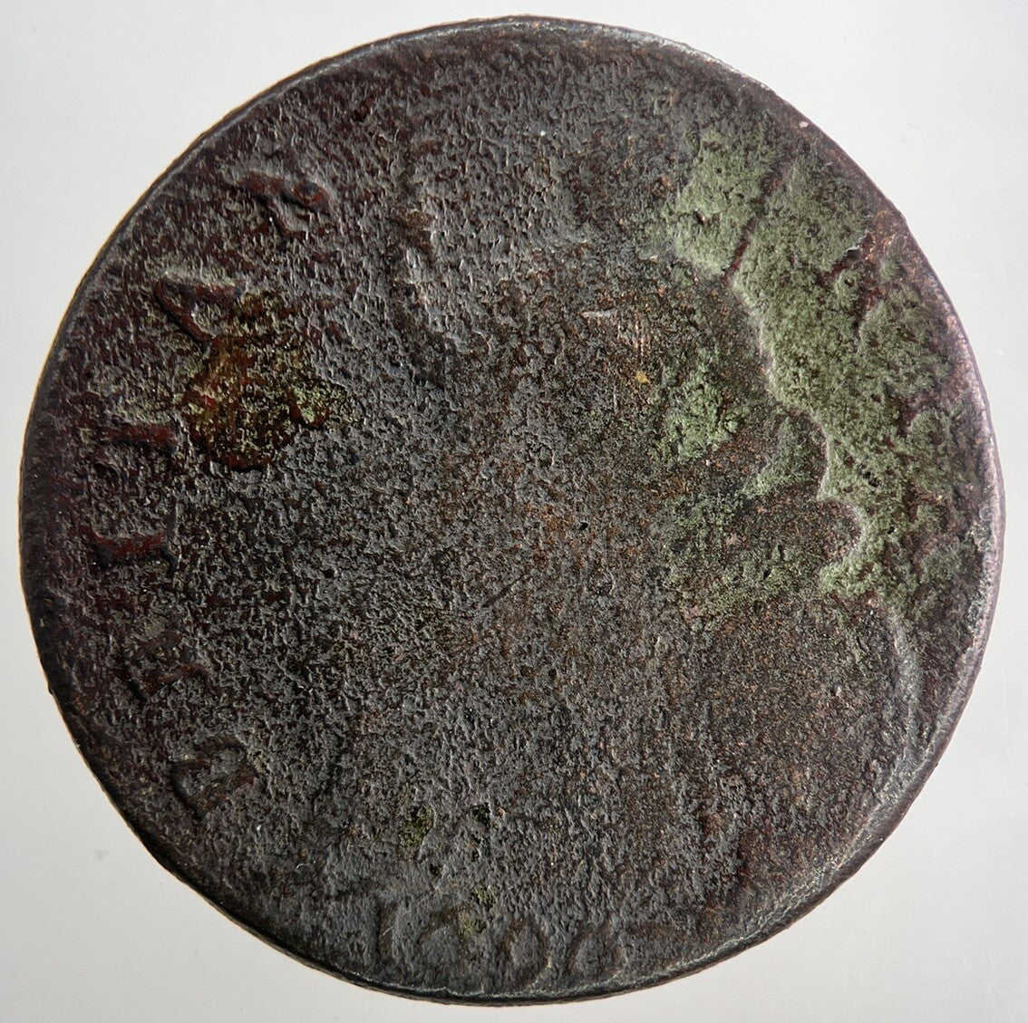 1696 William III 3rd Half - Penny Coin | Collectable Grade | a9066