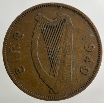 1949 Irish Ireland Half - Penny Coin | Collectable Grade