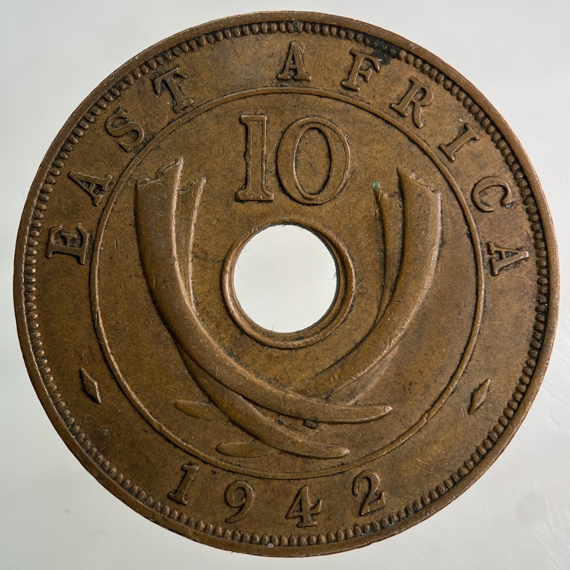 1942 East Africa 10 Cents Coin | Very High Grade