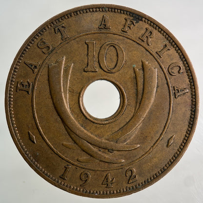 1942 East Africa 10 Cents Coin | Very High Grade