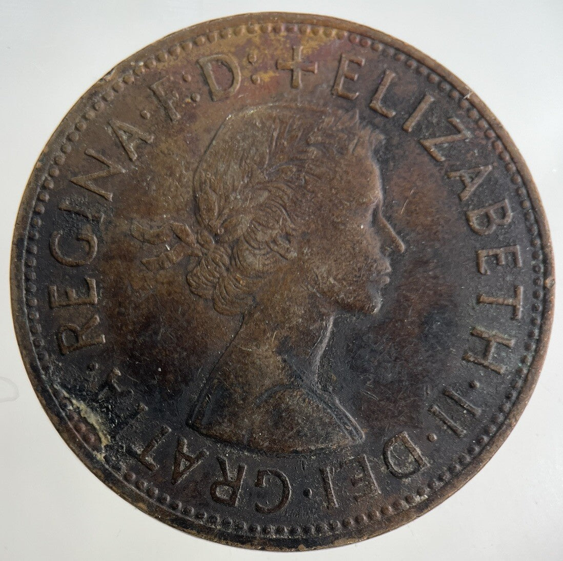 1964 Elizabeth II 2nd One Penny Coin | Fine Collectable Grade