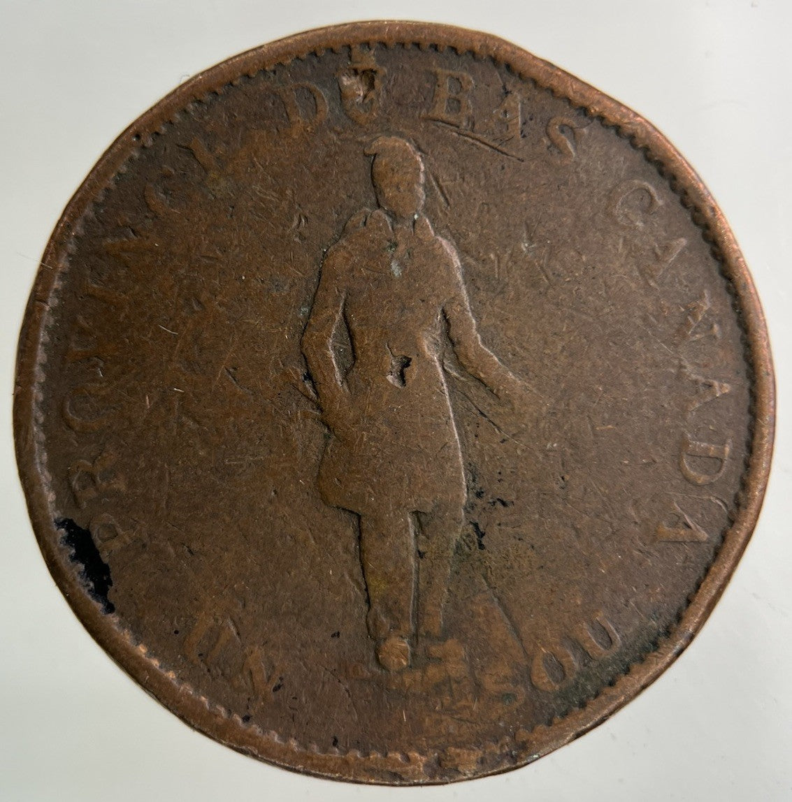 1837 Bank Of Canada Half - Penny Token Coin | Collectable Grade