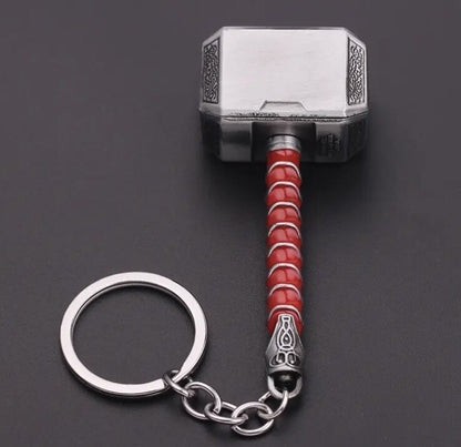 Heavy Thor Hammer Shaped Keyring Premium Keychain Gift UK