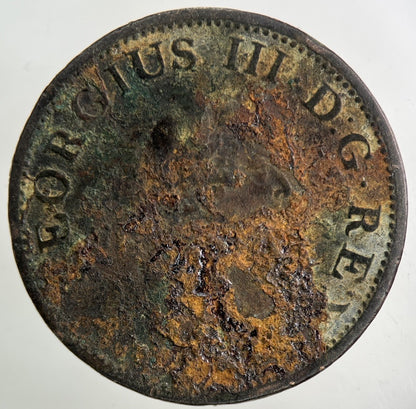 1805 Irish Half - Penny Coin | Collectable Grade
