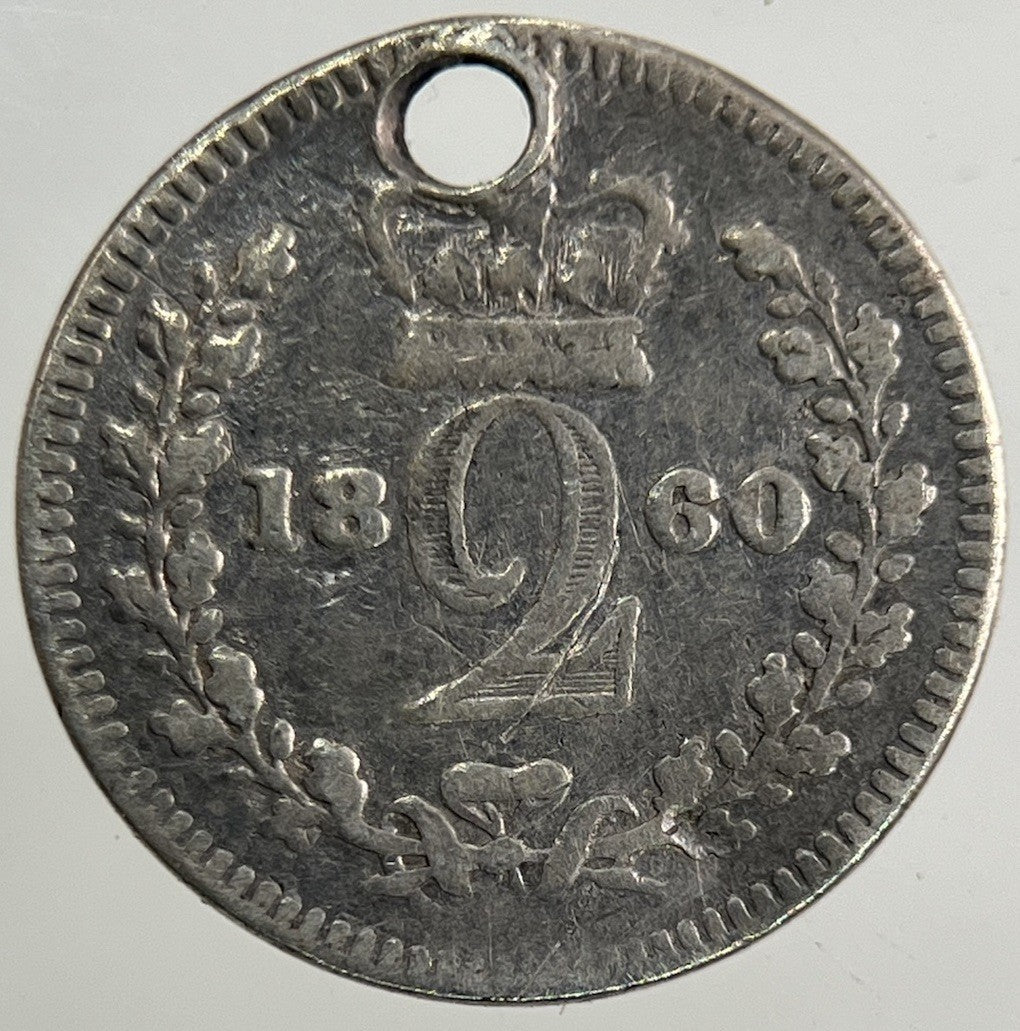 1860 Victoria Maundy Two - Pence Silver Coin | Collectable Grade