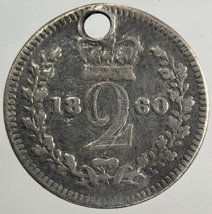 1860 Victoria Maundy Two - Pence Silver Coin | Collectable Grade