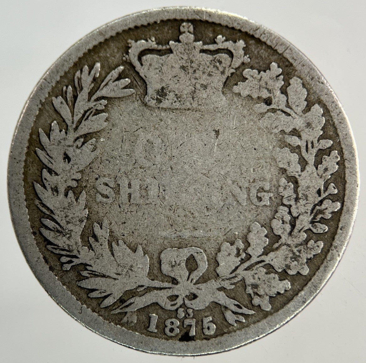 1875 Victoria Shilling Silver Coin | Collectable Grade