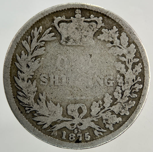 1875 Victoria Shilling Silver Coin | Collectable Grade