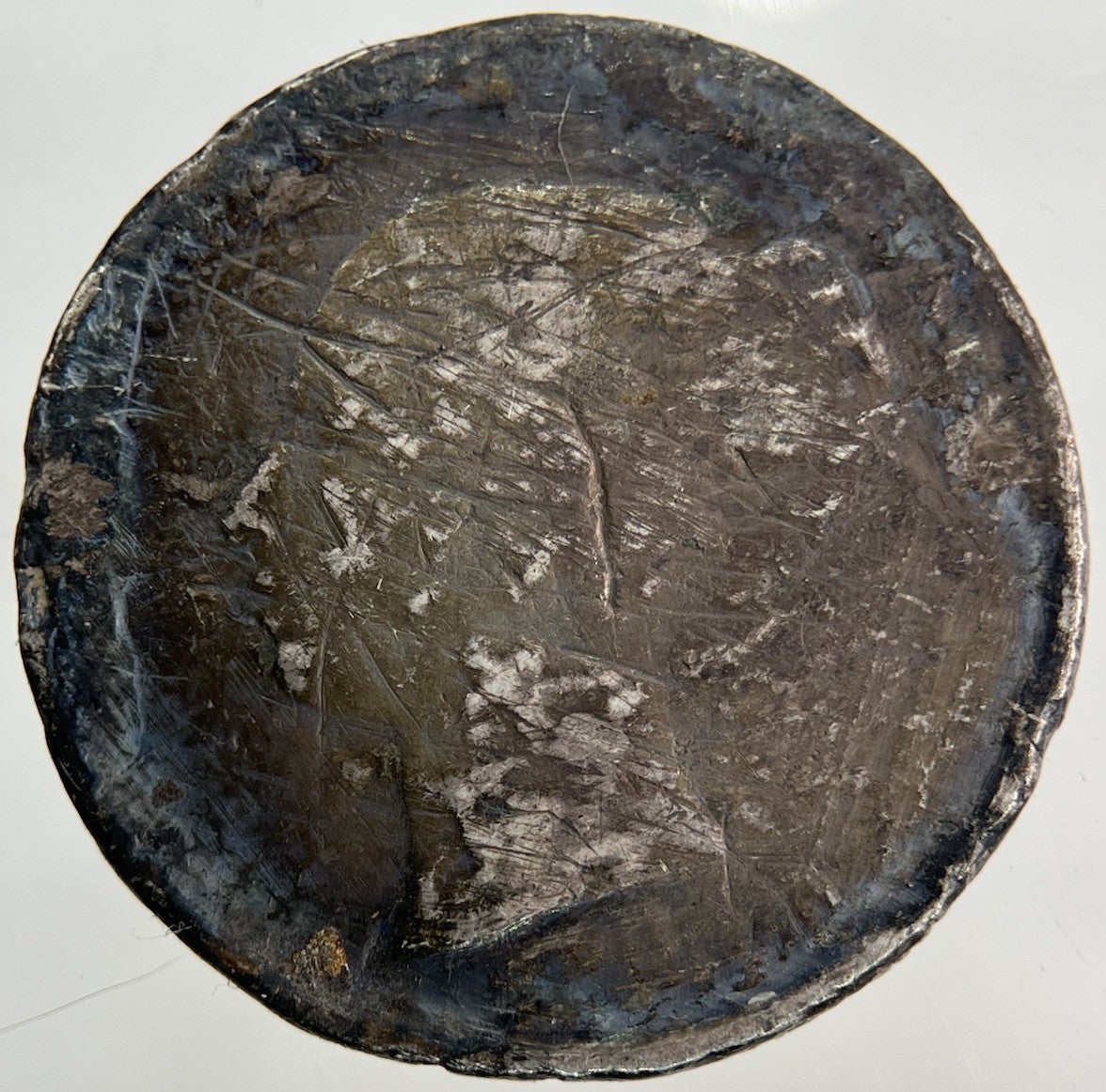 British Victoria Shilling Silver Coin | Worn Grade