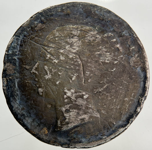 British Victoria Shilling Silver Coin | Worn Grade