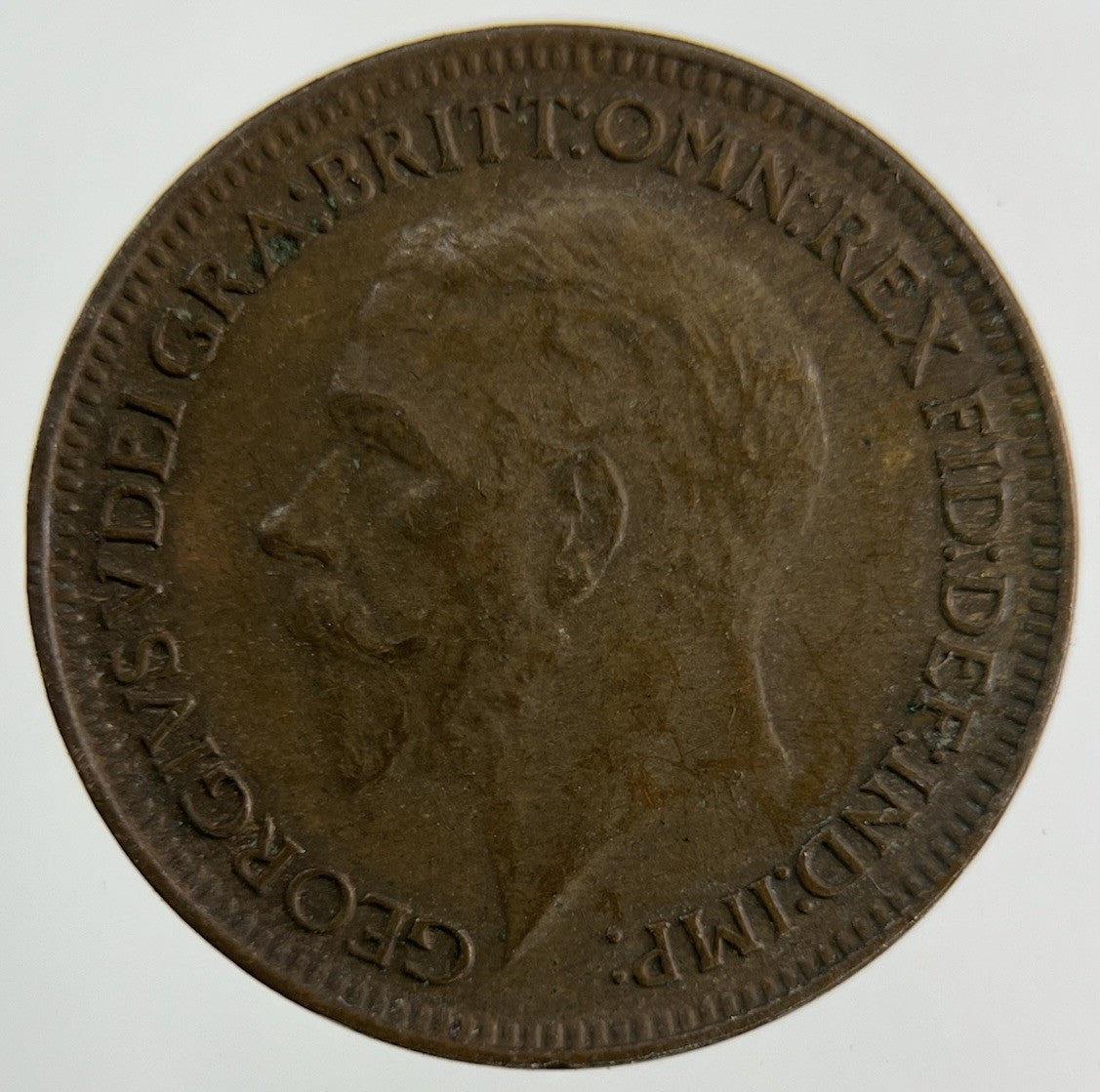 1928 George V Farthing Coin | Fine Collectable Grade