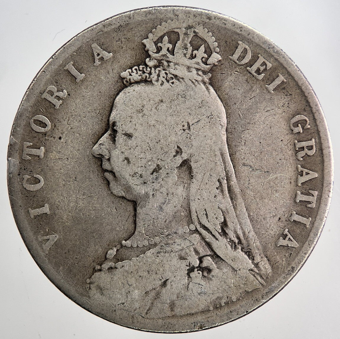 1891 Victoria Half - Crown Silver Coin | Collectable Grade | a6775