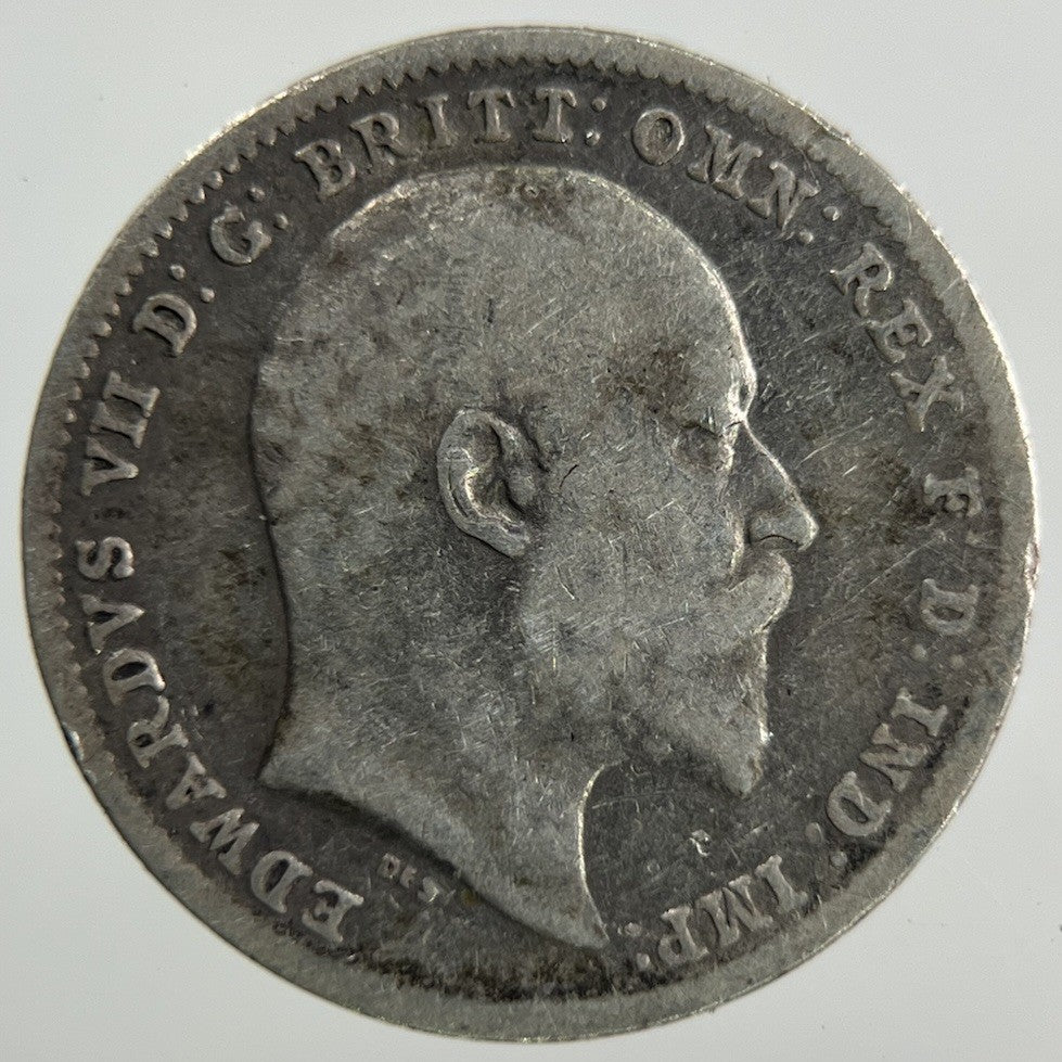 1902 Edward VII Threepence Silver Coin | Collectable Grade