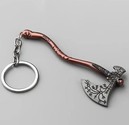 Viking Axe Shaped Keyring Premium Keychain Gift UK