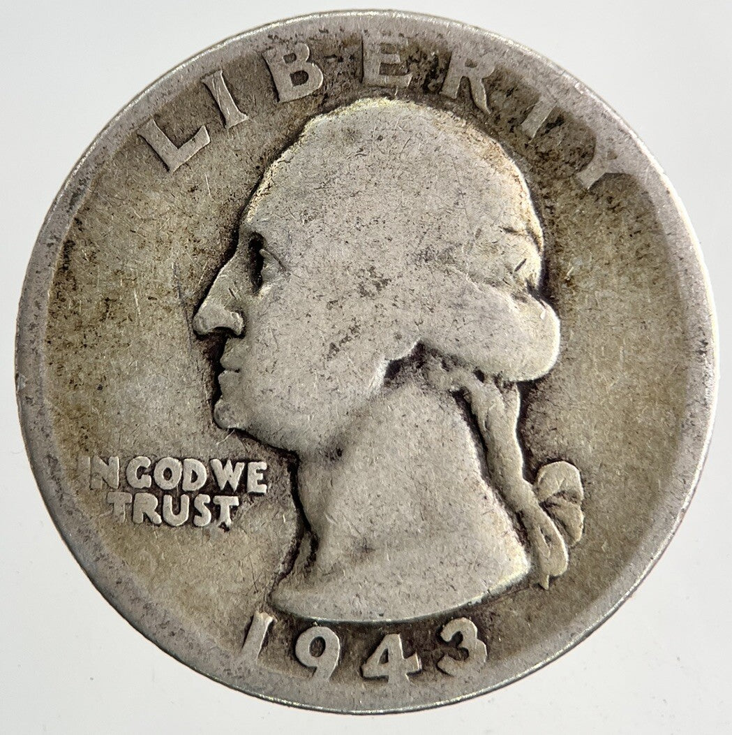 1943 - S US USA Quarter Dollar Silver Coin | Collectable Grade