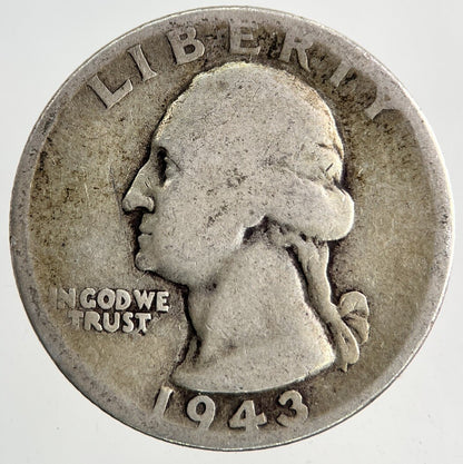 1943 - S US USA Quarter Dollar Silver Coin | Collectable Grade