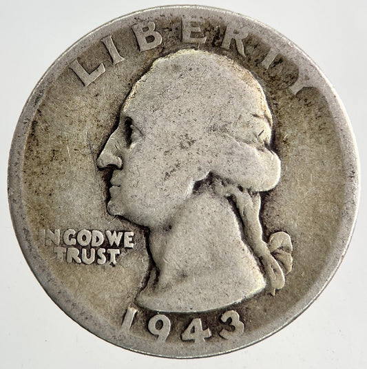 1943 - S US USA Quarter Dollar Silver Coin | Collectable Grade