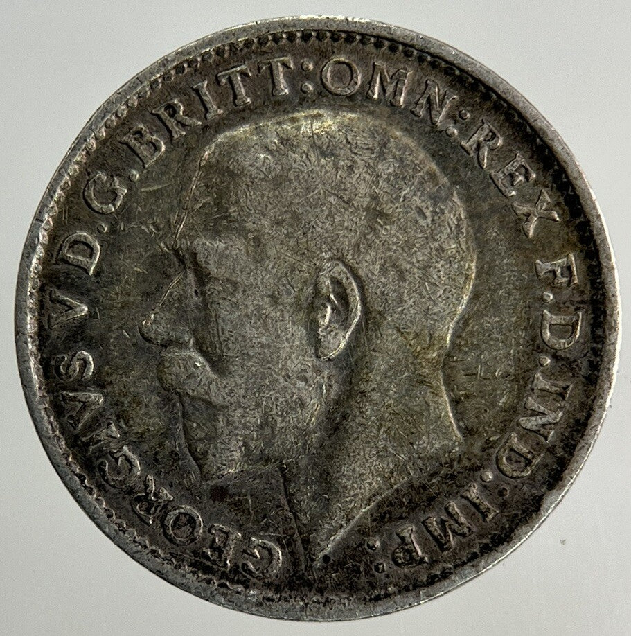 1917 George V Threepence Silver Coin | Fine Collectable Grade