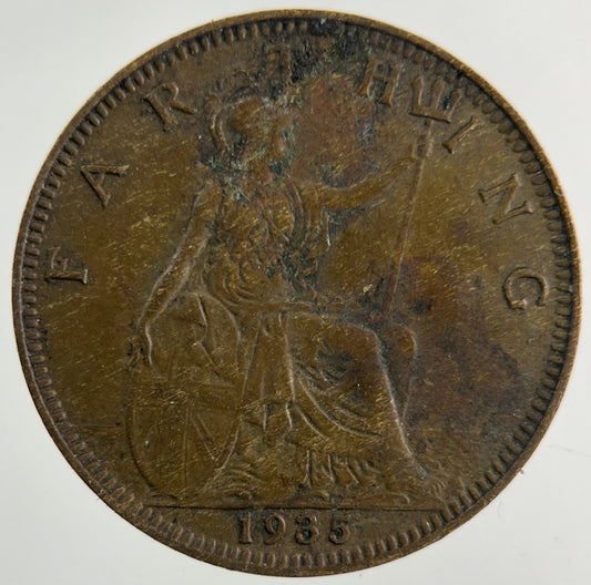 1935 George V Farthing Coin | Collectable Grade