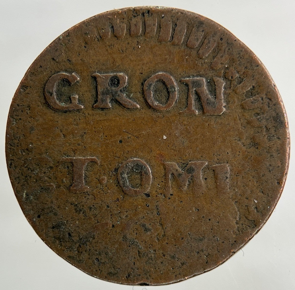 1692 Netherlands 1 Duit Groningen Coin | Collectable Grade