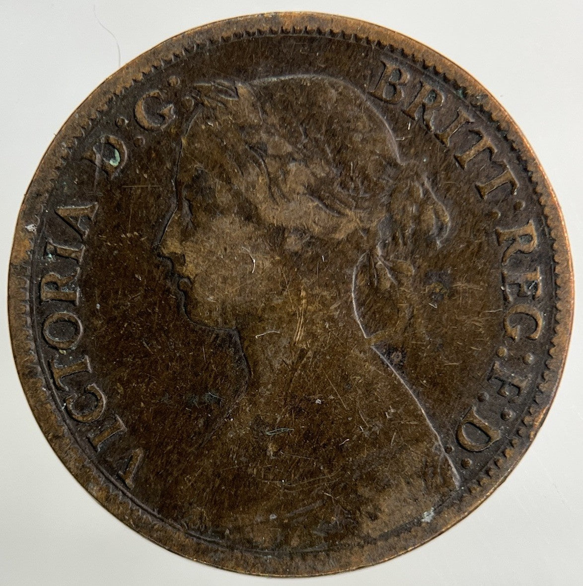 1865 Victoria Farthing Coin | Collectable Grade