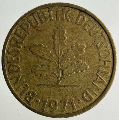 1971 Germany 10 Pfennig Coin | Fine Collectable Grade