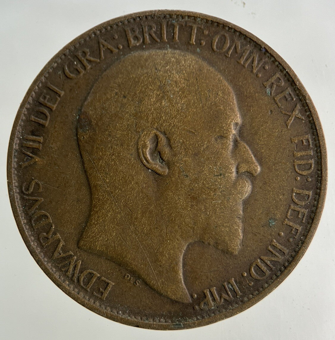 1909 Edward VII Half - Penny Coin | Fine Collectable Grade