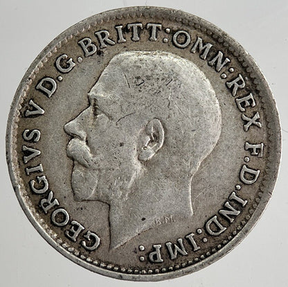 1917 George V Threepence Silver Coin | Very High Grade | a8441