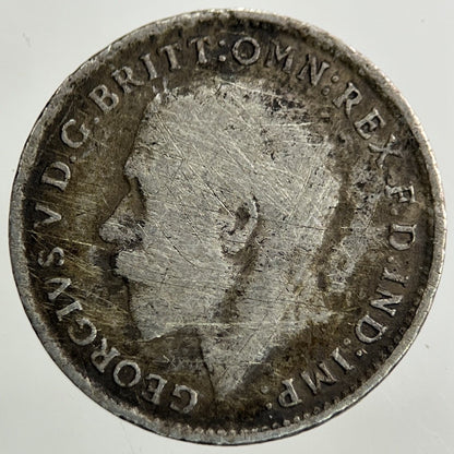 1916 George V Threepence Silver Coin | Collectable Grade
