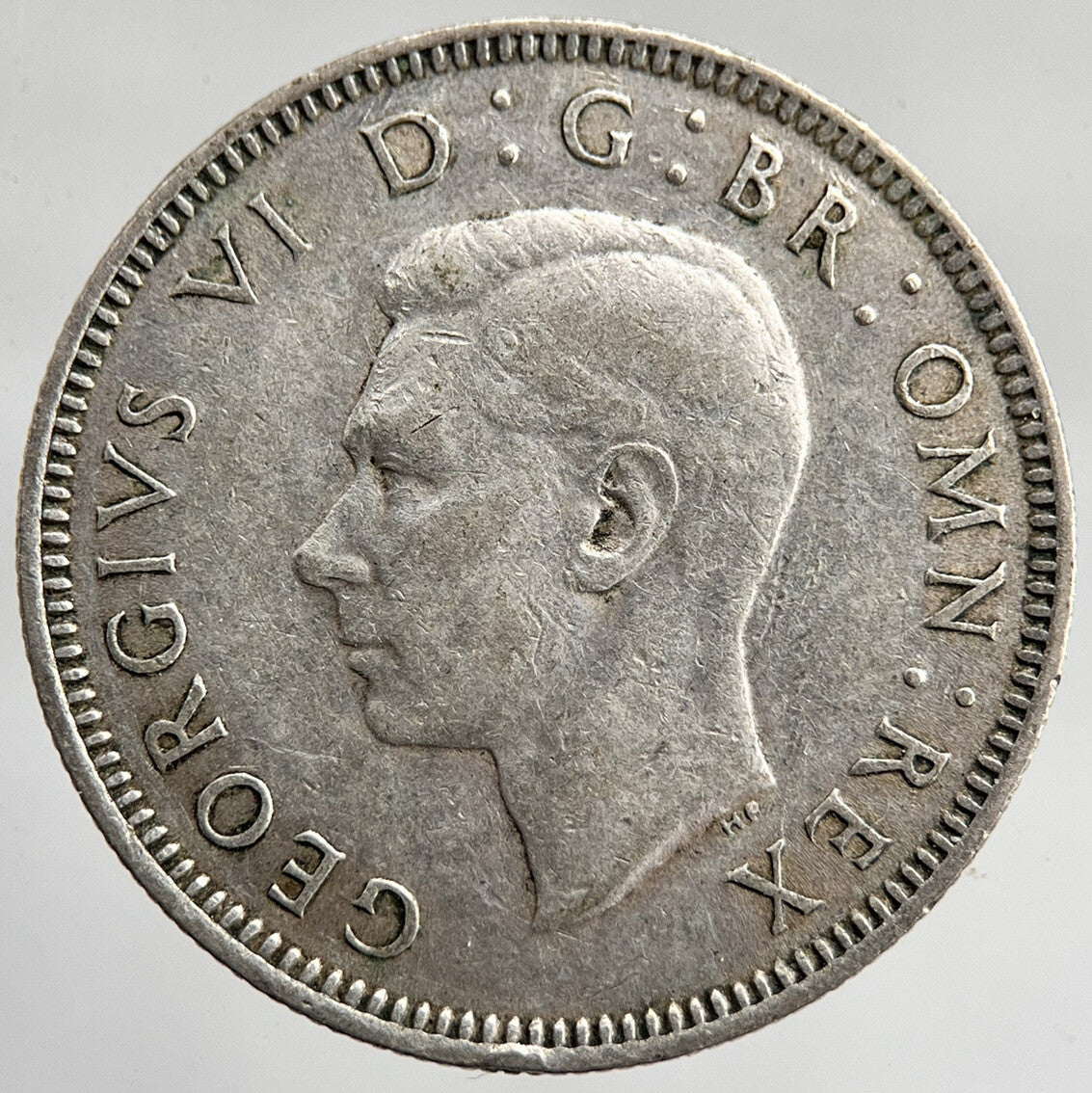 1943 George VI Shilling Silver Coin | Very High Grade