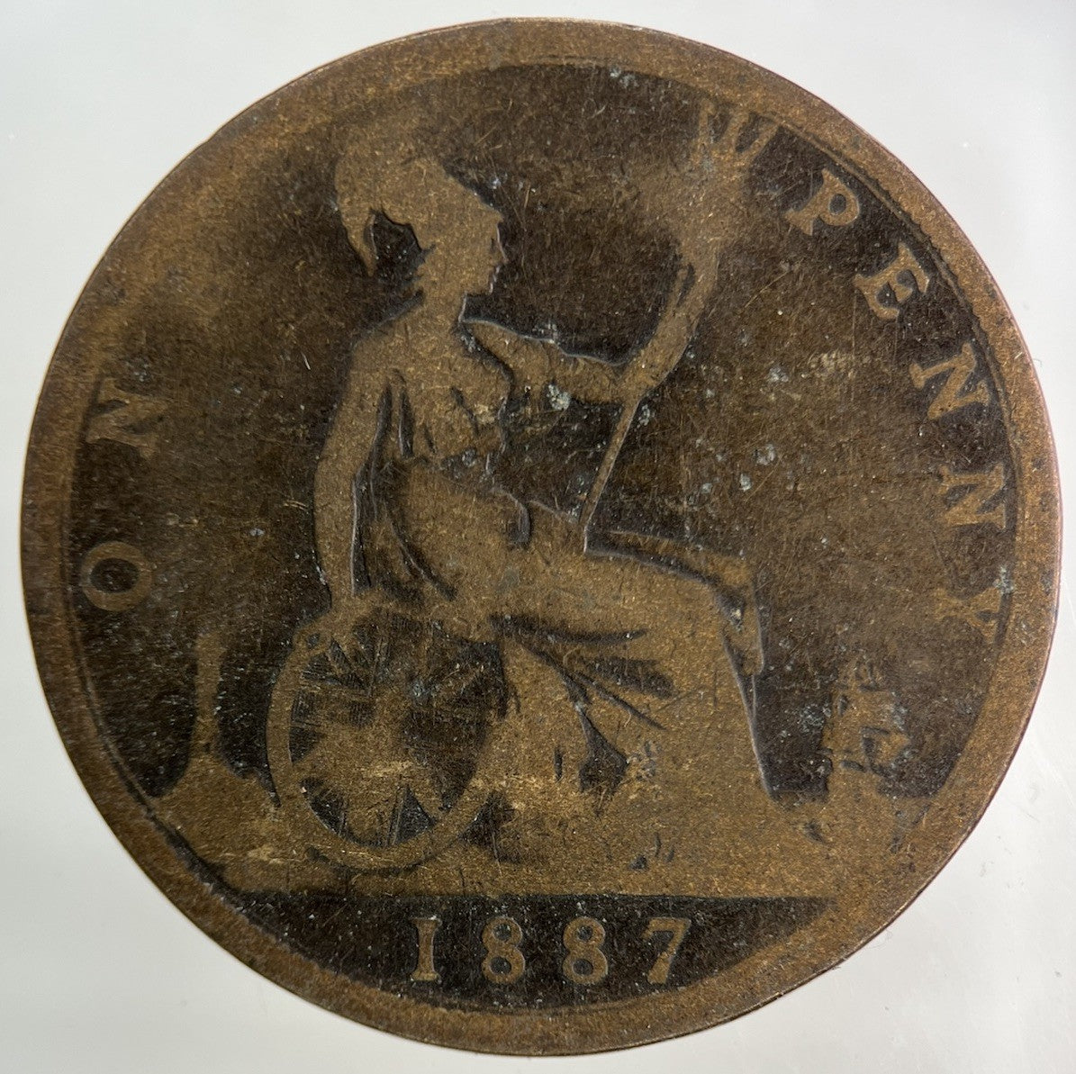 1887 Victoria One Penny Coin | Collectable Grade