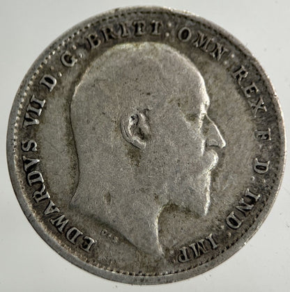 1907 Edward VII Threepence Silver Coin | Fine Collectable Grade