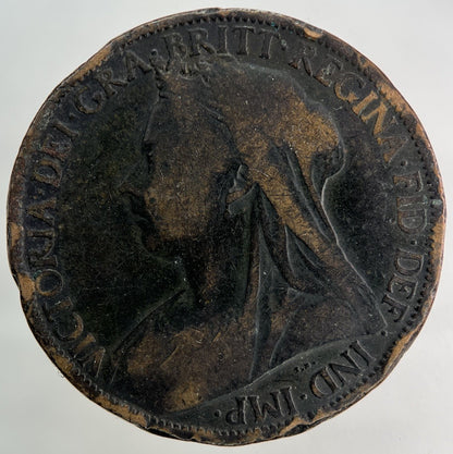 1901 Victoria One Penny Coin | Collectable Grade