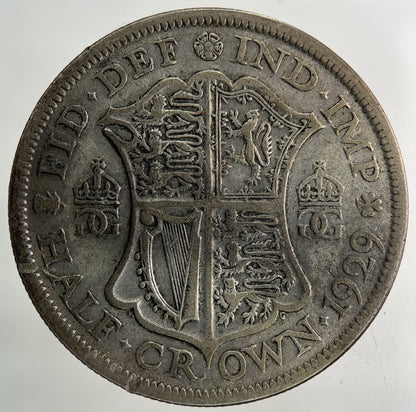 1929 George V Half - Crown Silver Coin | Collectable Grade