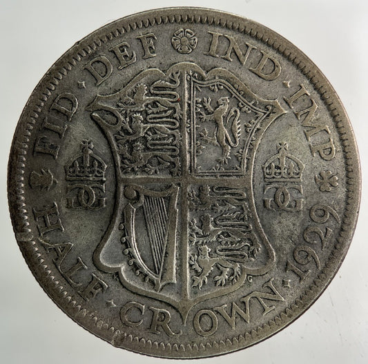 1929 George V Half - Crown Silver Coin | Collectable Grade