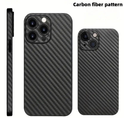 iPhone 16 Pro Max TPU Carbon Fiber Effect Slim Case Protector Premium UK Stock