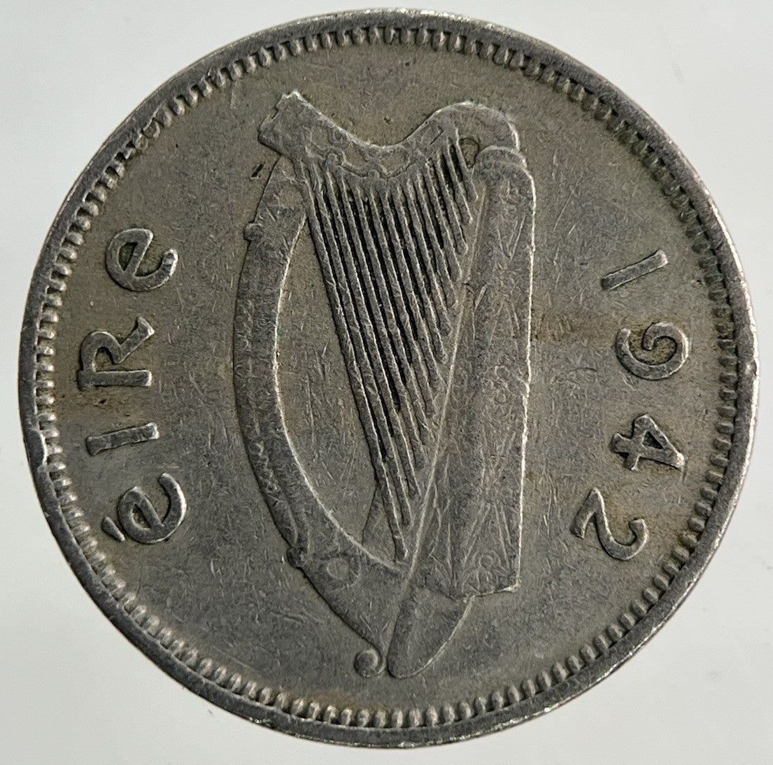 1942 Irish Threepence Coin | Fine Collectable Grade