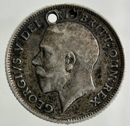 1914 George V Sixpence Silver Coin | Very High Grade