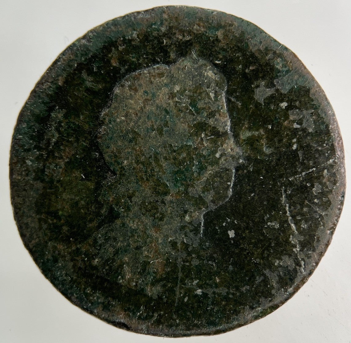 British George I 1st Half - Penny Coin | Worn Grade