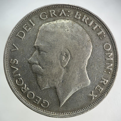 1920 George V Half - Crown Silver Coin | Fine Collectable Grade