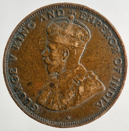 1934 Hong Kong 1 Cent Coin | Fine Collectable Grade | a9174