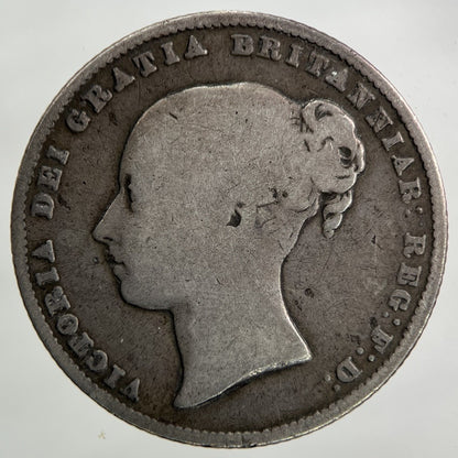 1859 Victoria Shilling Silver Coin | Collectable Grade