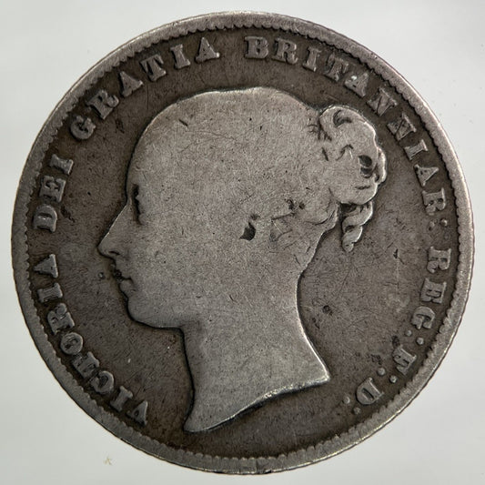 1859 Victoria Shilling Silver Coin | Collectable Grade