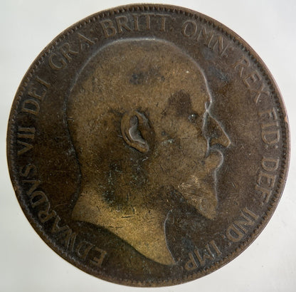 1907 Edward VII One Penny Coin | Collectable Grade