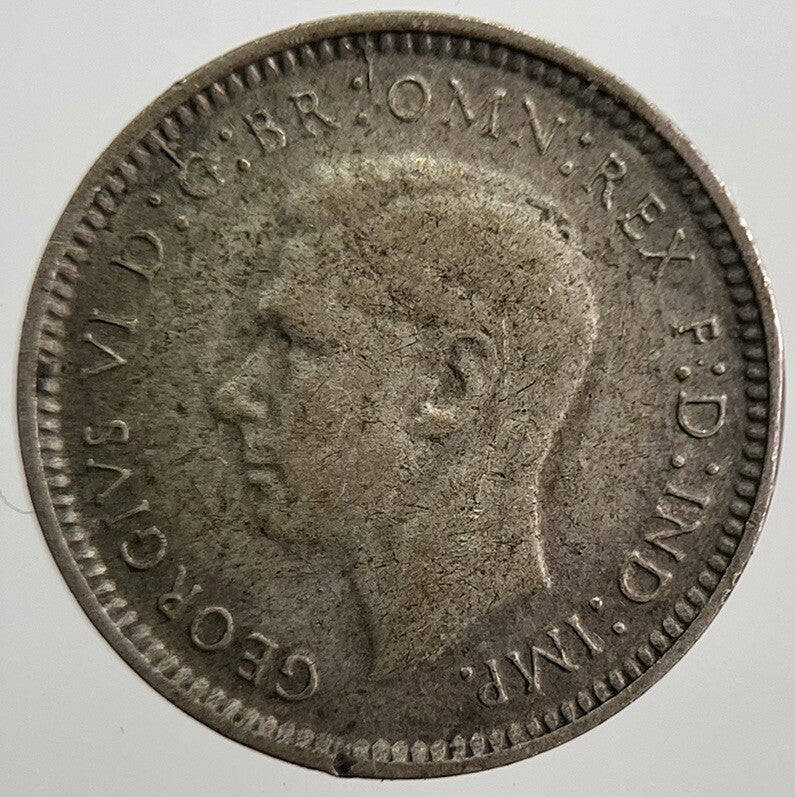 1948 Australia Threepence Silver Coin | Fine Collectable Grade | a7733